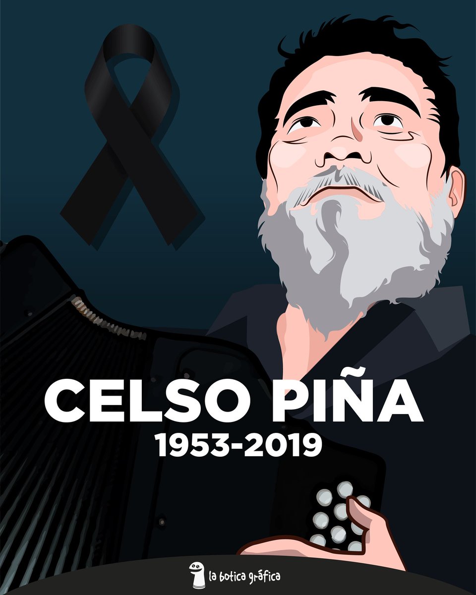 Que descanse en paz, el Rebelde del Acordeón.

#celso
#celsopiña
#RipCelsoPina