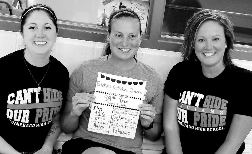 We look great for 116! Kicking off the first day of school with these two by my side🧡🖤 #bagoproud #BackToSchool2019 #bagoart #whs