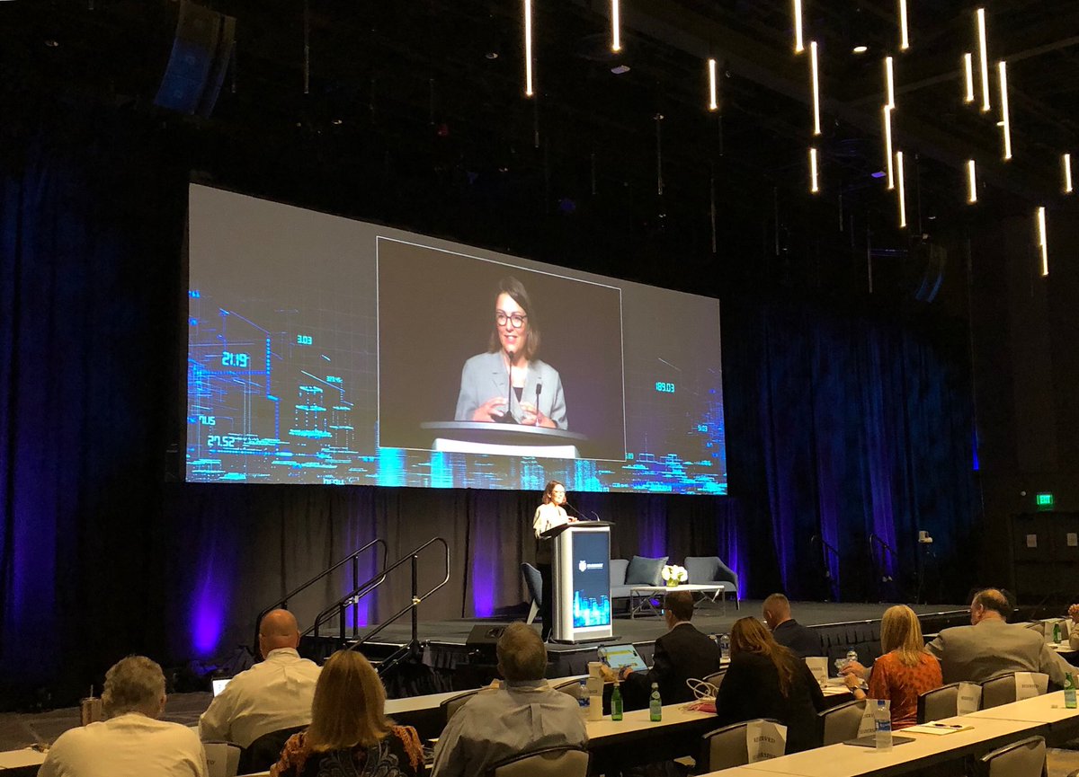 RepDelBene's tweet photo. Honored to speak at this year’s @nardotrealtor second annual iOi Summit to discuss tech’s critical role in the real estate industry and the need for more affordable housing for hardworking families. Thank you for having me! #SuzanShowsUp https://t.co/4iDG9y2O5w