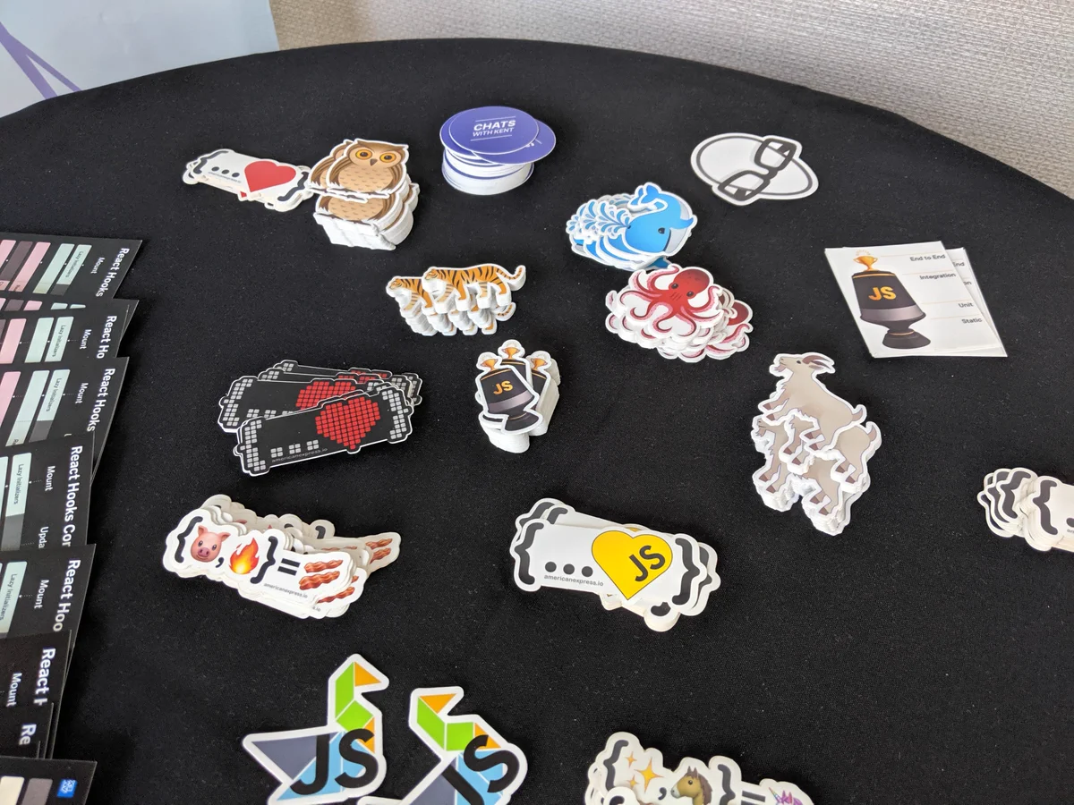 A bunch of stickers