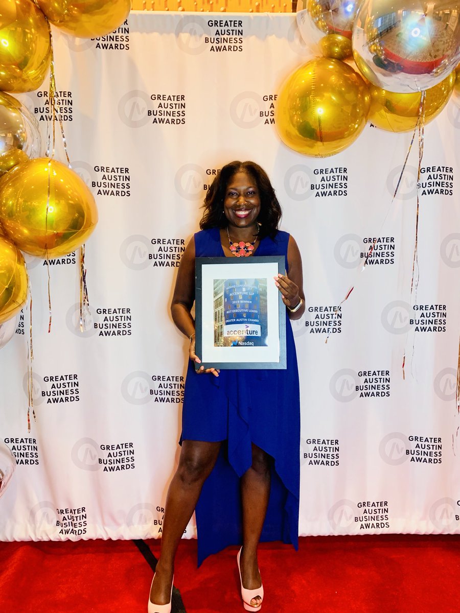 hhhaman's tweet photo. Congratulations to @Accenture_US #Austin Office Managing Director @tamaradfields for winning the @AustinChamber #GABA2019 Executive Leadership Award!!!! Well deserved!!! #AccentureMoments https://t.co/XvMQORhwWo