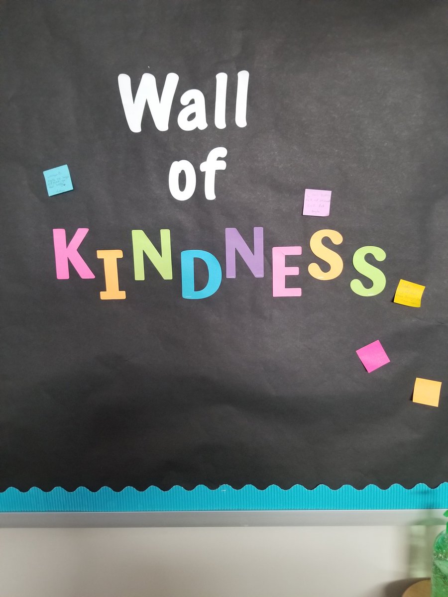 Promoting kindness in the classroom. #mahaffey