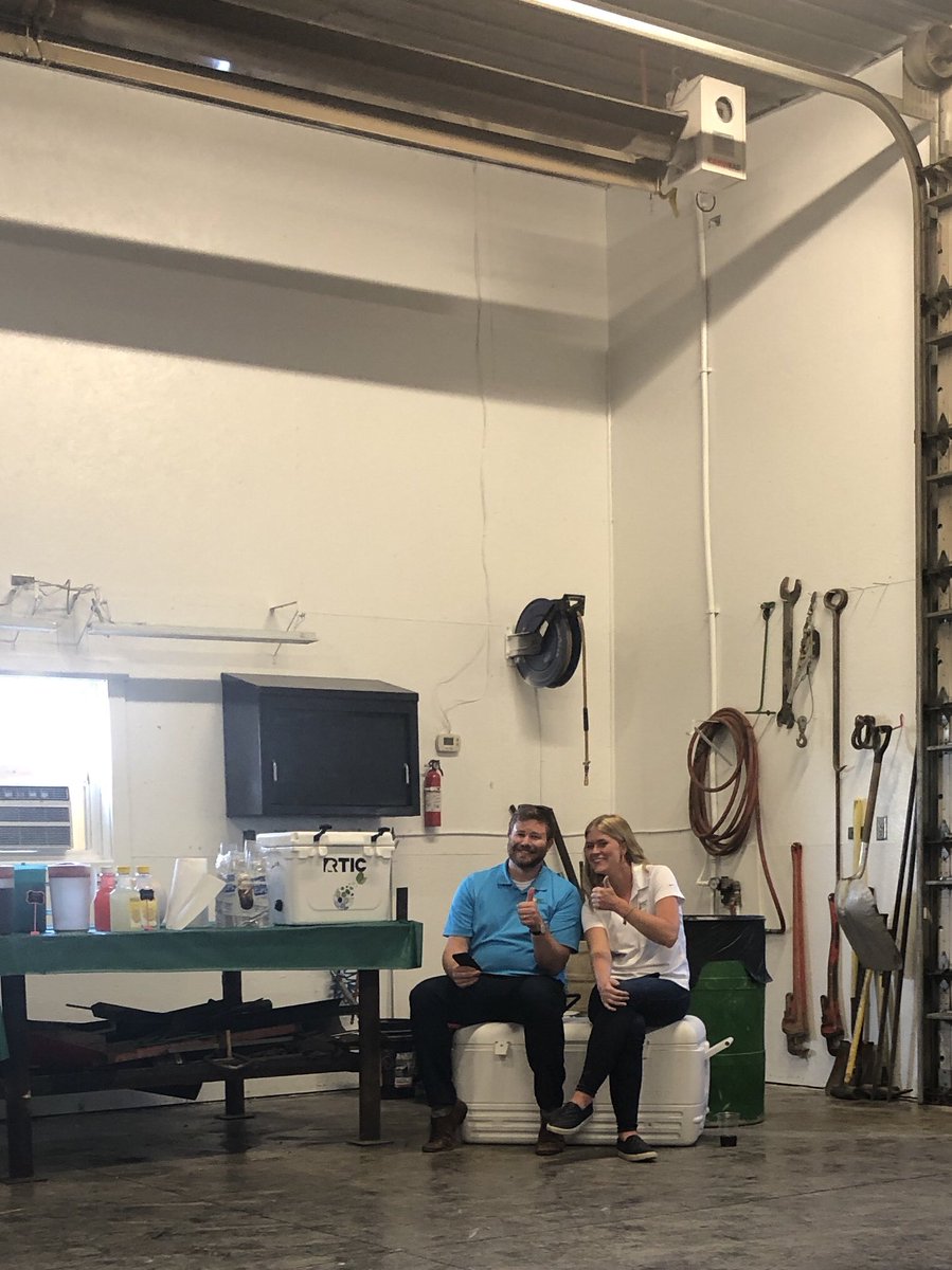 chantelram2's tweet photo. Dynamic shop talk duo.  Almost there... Great job @latay34 and Cory Harris.  #OneMore https://t.co/PL7m7Y9UxI
