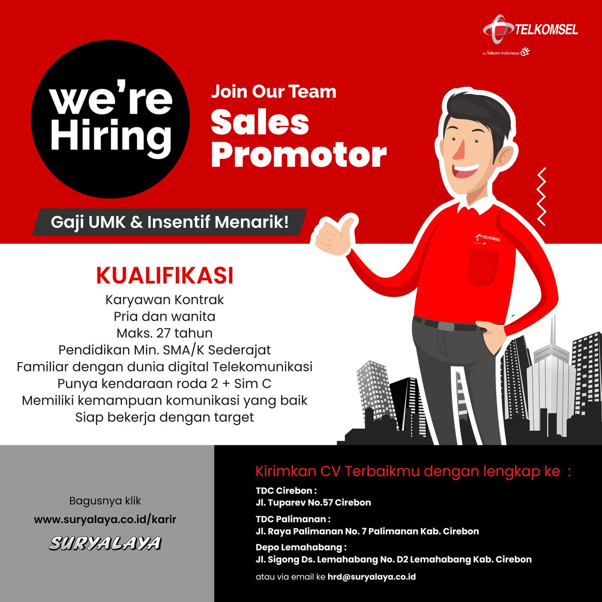 Lowongancirebon Hashtag On Twitter