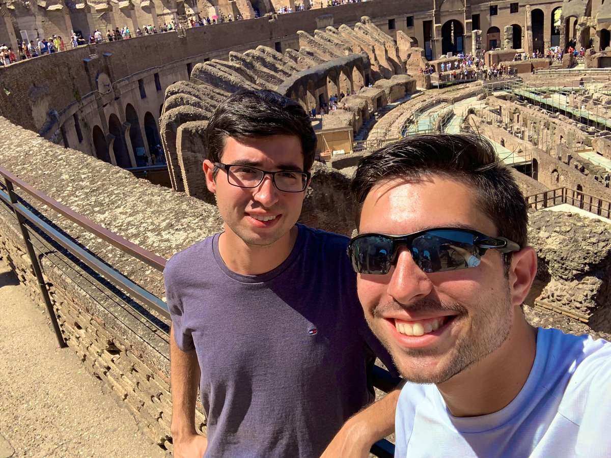 JacobPavs's tweet photo. Blessed I got to take a trip of a lifetime with my brother @Elipavs this week to Belgium, Spain, Germany and Italy. What an all-time life memory. https://t.co/dMi6T1NnUJ