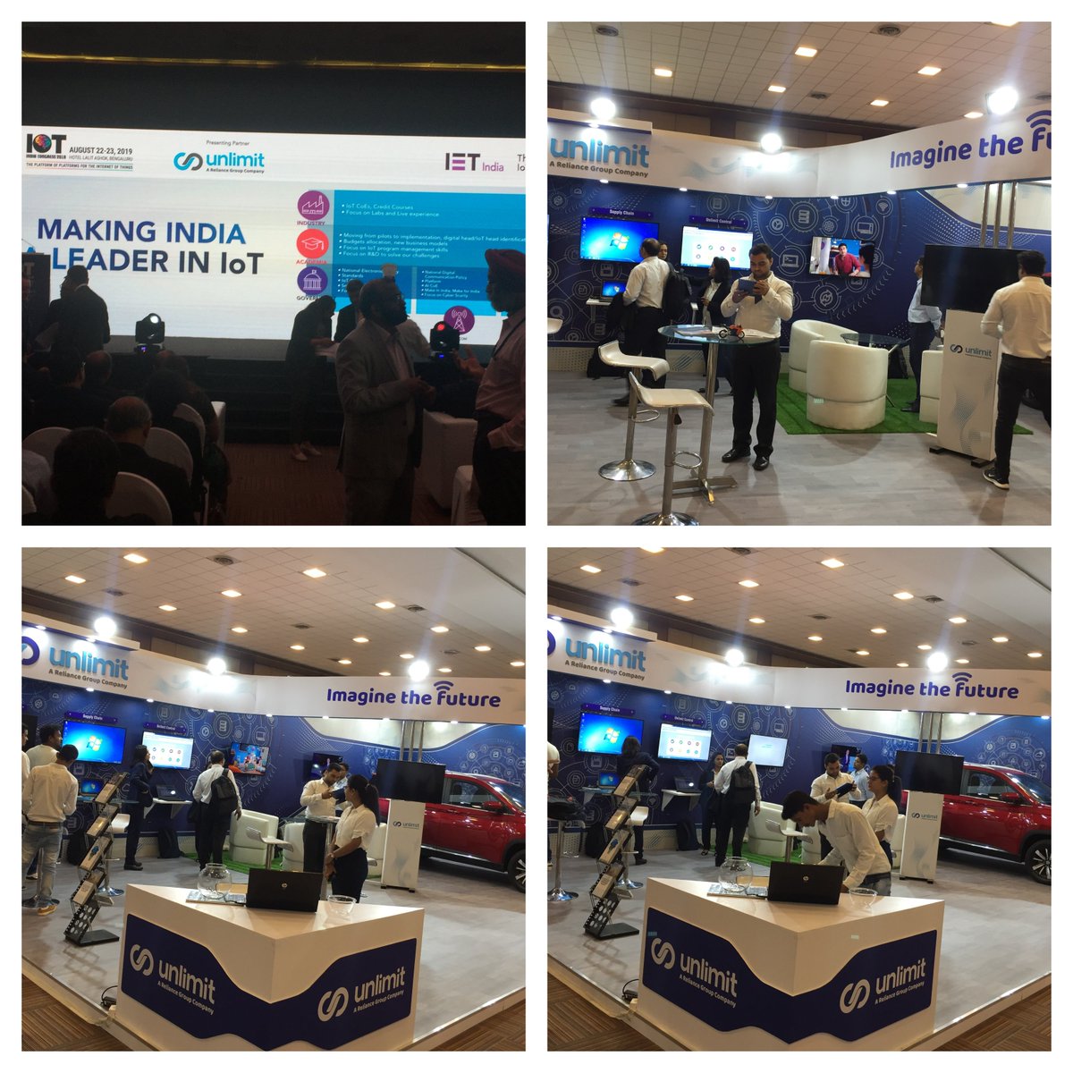 UnlimitReliance's tweet photo. #IoTIndCongress #2019 Getting ready to Mainstreaming the Internet of Things.#Unlimit #IoT #IoTIndia #IoTIndCongress #InternetofThings #FutureOfTechnology #Automation #SmartCities #Digital #Conferences#India #EventsAlert #ArtificalIntelligence https://t.co/TX1Xw4SKNg