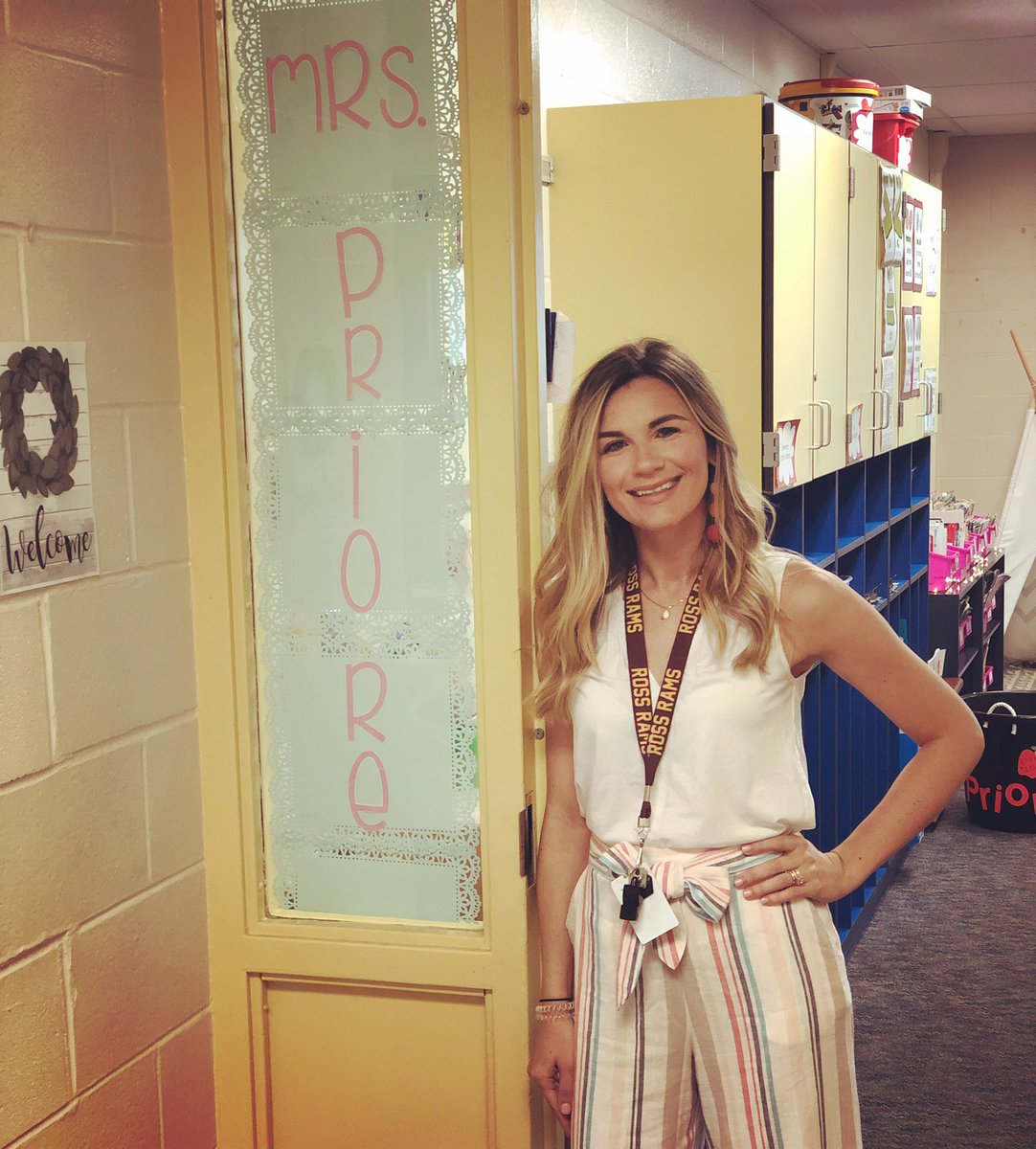 Britpriore's tweet photo. First day of year four at Elda! I have a new classroom and an awesome new group of first graders. We are going to have a great year! #RossBetterTogether #Elda #Eldarocks #FirstDayOfSchool2019 https://t.co/UyMy9IOzRg