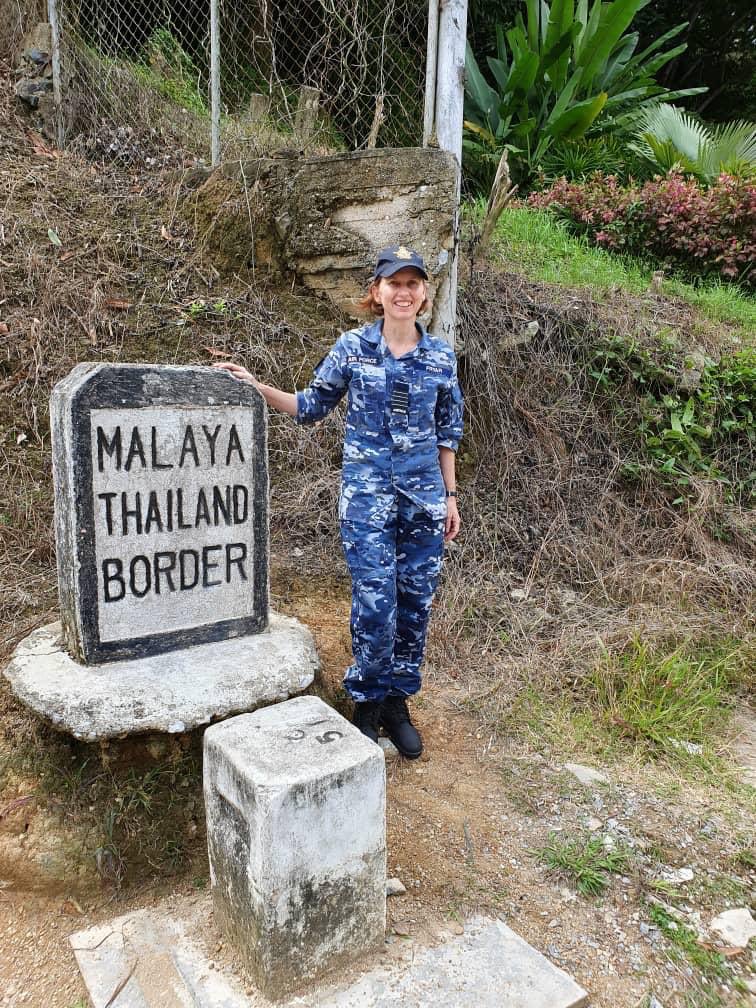 #YourADF Defence Adviser to #Malaysia, Group Captain Fryar @AusAirForce is presently visiting the Malaysian/Thailand border region with the Military Attache Corp, viewing Malaysian Armed Forces at work and being briefed on capability and operations. #defenceattaché