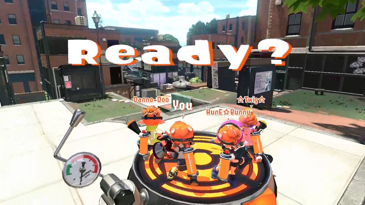 wiggimus's tweet photo. A Wig and a Twig, ready for battle #Splatoon2 #NintendoSwitch #TurfWar #InkblotArtAcademy #teammates #SplatoonNames https://t.co/Y5YRWH3T4N