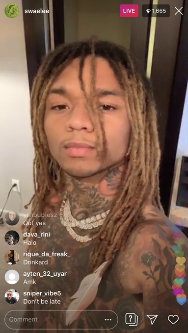 Nigga said &ldquo;screenshot this and put ..swae lee is a sex symbol&rdquo; ...bye Khalif 🙄😂 . Now drop that album<a href="/tag/vaginaad"class="tags"><span>#vaginaad</span></a>
