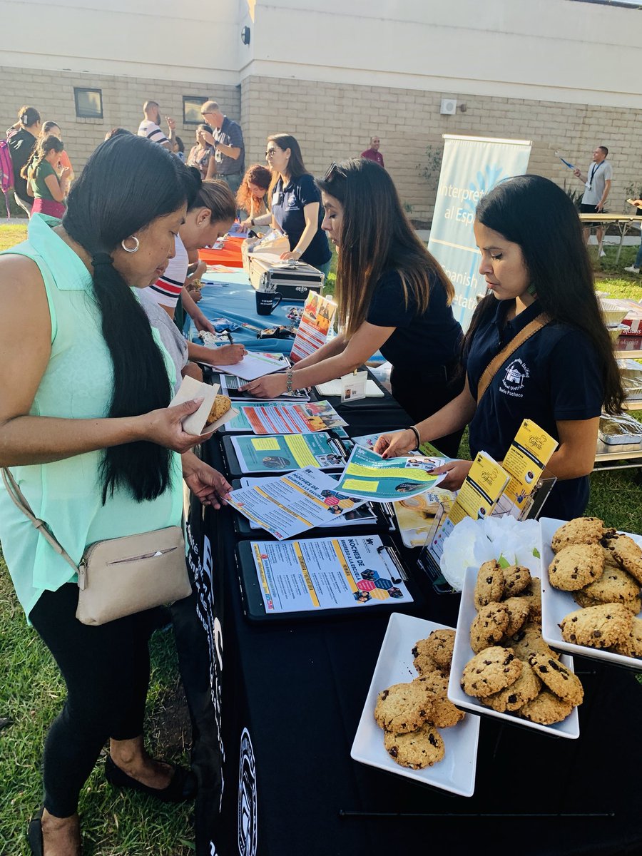 Maria_L_Horton's tweet photo. At @sbunified our English Learner and Family Engagement programs’ favorite season is Back to School Season! Our 1st Back to School Night was a success! We take pride in supporting our school communities! #LanguageAccess #FamilyEngagement @rramirez_usc @watchussoar @sloughridge1 https://t.co/kOYR5Pdasq
