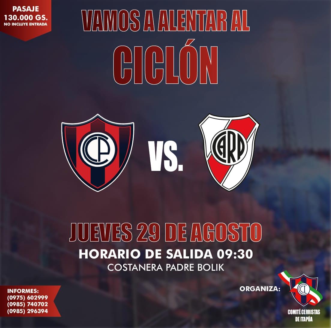 VAMOS A ALENTAR AL CICLÓN CON EL CCI 🔵🔴