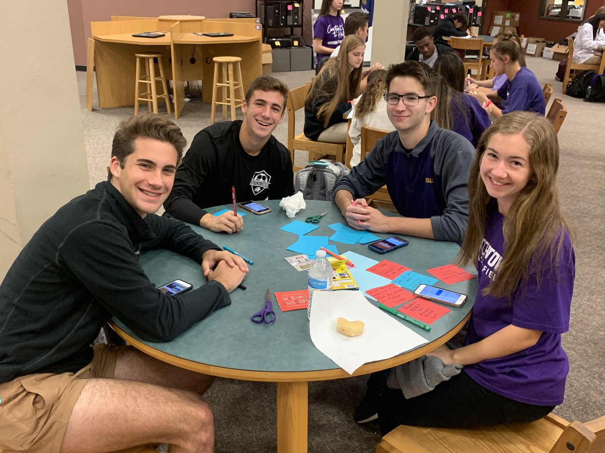DTHSBetaClub's tweet photo. First Beta meeting of the year was spent making notes of positivity and inspiration. https://t.co/RGJgAmWSYc