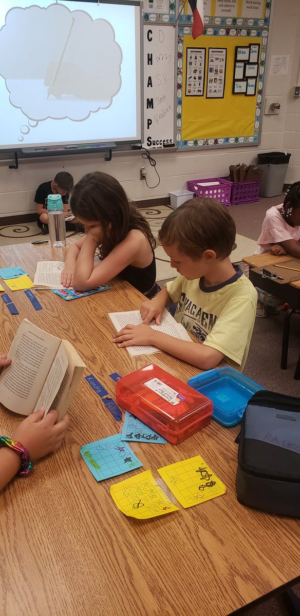 KlingsickRoos's tweet photo. Starting the year off with good independent reading skills! We discussed how 20 minutes of reading per day can help them achieve in their futures. #EaglePride #SuccessCSISD https://t.co/lNMKc1pByG
