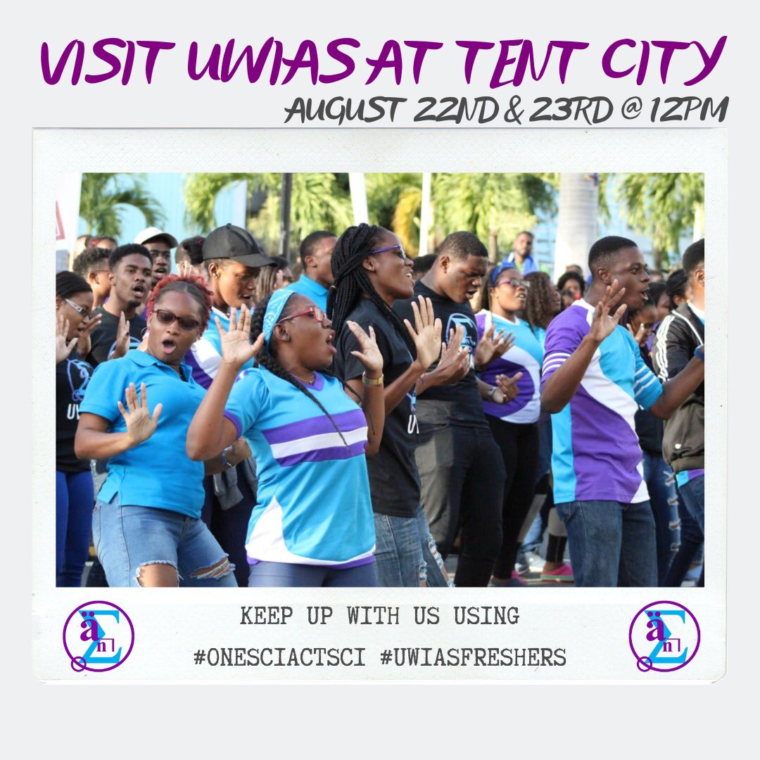 UWIActuarialSoc's tweet photo. Hey guys ! Remember to stop by the orientation village and check out the booths of your favorite clubs & societies ! ‼️STOP BY THE UWIAS BOOTH ‼️. We’ll be the ones decorated in blue & purple. Can’t wait to meet all you guys. #OneSciActSci 💙💜 #UWIASFreshers #FreshersGuide19 https://t.co/uBzZVe3zR9