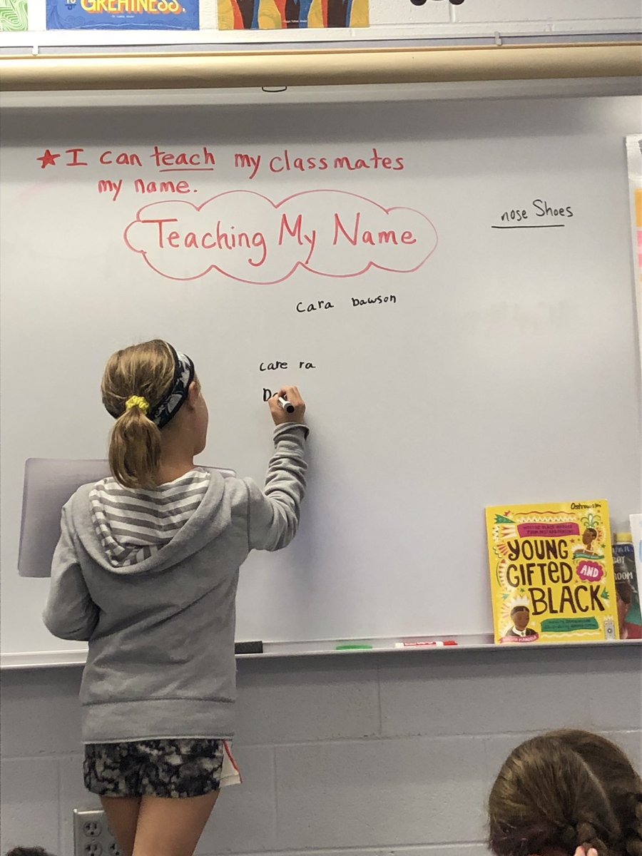 BlueAsh205's tweet image. Teaching (not telling) our names. Thanks @BlueAshElem for buying us this book. It helps students advocate for themselves and make sure their names are spoken correctly.