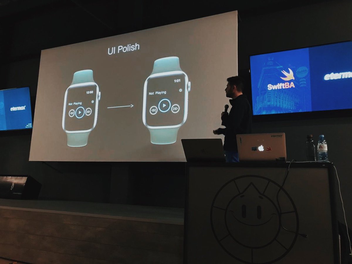 youcanridit's tweet photo. Today, @johnsanzo spoke about Ridit and the features to come at #SwiftBA 

👏🏽🙂

#Swift #iOS #Apple #Dyslexia #EdTech #Accessibility #Education https://t.co/uqUka60MV9