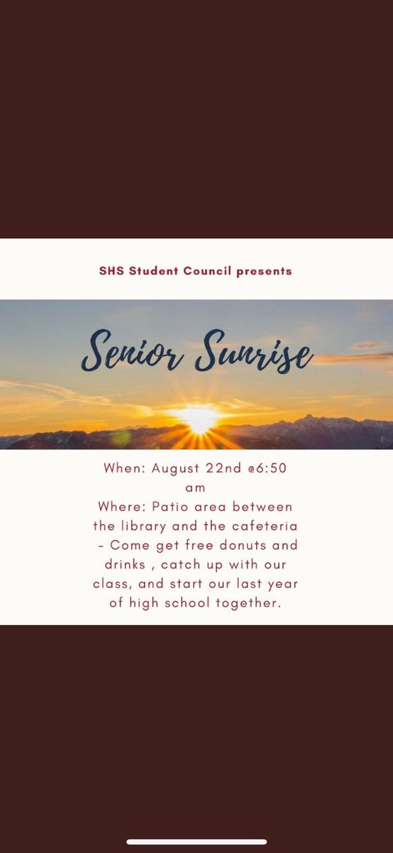 matsstudentsect's tweet photo. Be there! Class of 2020! https://t.co/tRJCTPIYDs