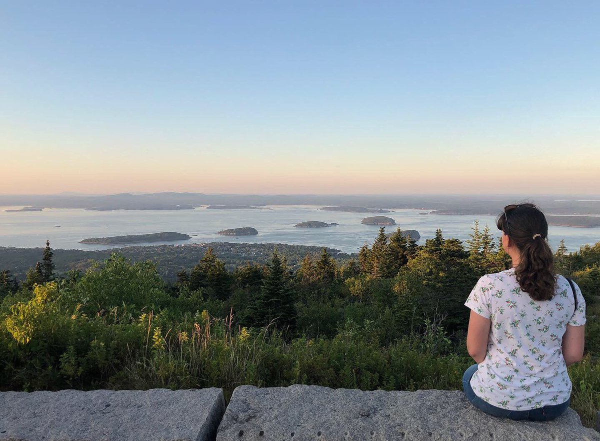theneenbeen's tweet photo. Relaxing with family in Bar Harbor and Acadia National Park before the semester starts! Enjoyed finding some New England wildflowers while hiking and exploring, including this Lobelia cardinalis! 😊 #acadianationalpark #barbarbor #maine https://t.co/0Qq3tztEkH