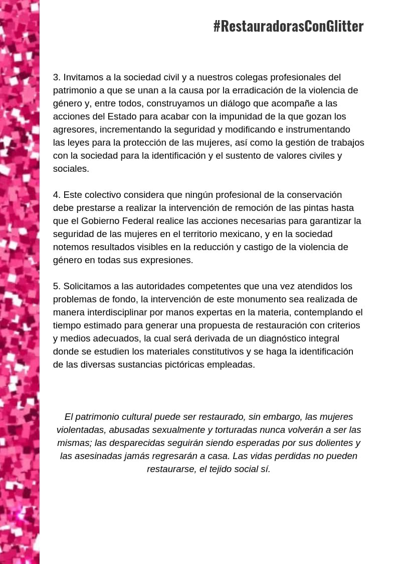 Restauradoras con Glitter tweet media