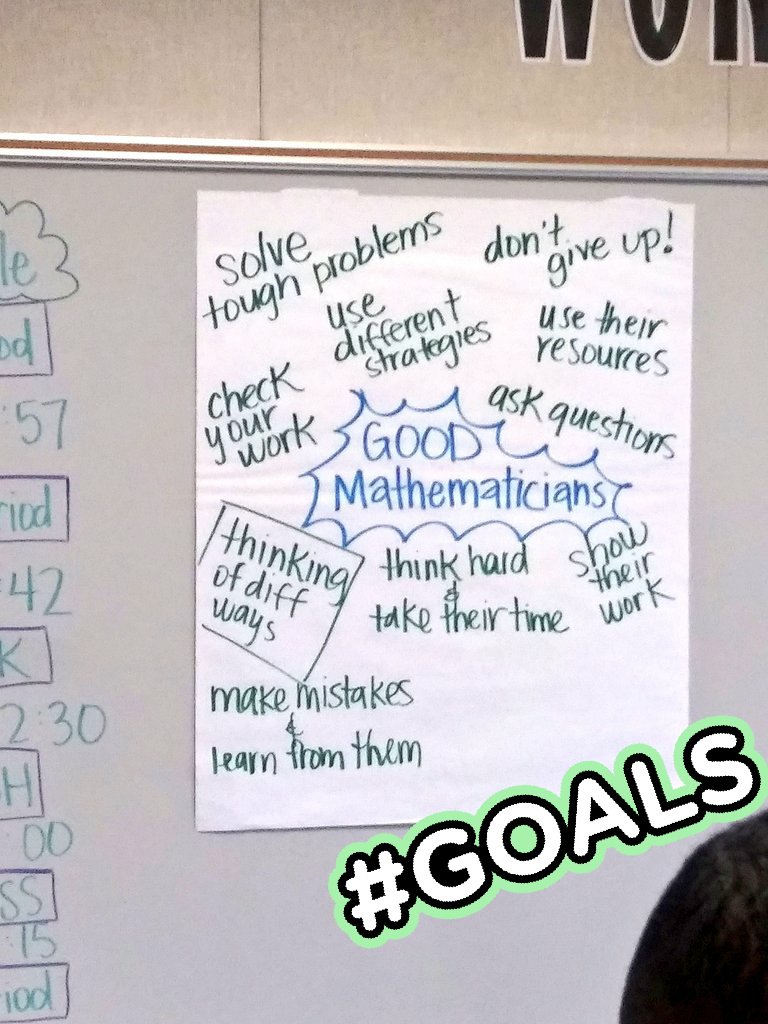 AlanaCoJack's tweet photo. Math is FigureOutAble. Productive struggle is OK. Let them notice, think, wonder and try again. It's just what good mathematicians do!! #ccisdelemath #ccisdfirstfive5 #GMEMasterpiece2019 @gilmoregators05 https://t.co/Zs92VjH97S