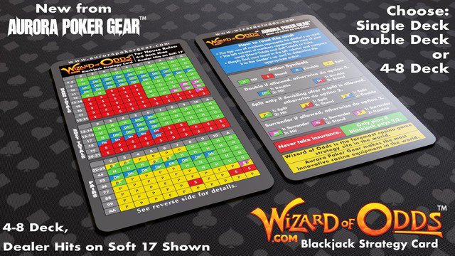 Wizard Of Odds Blackjack Chart