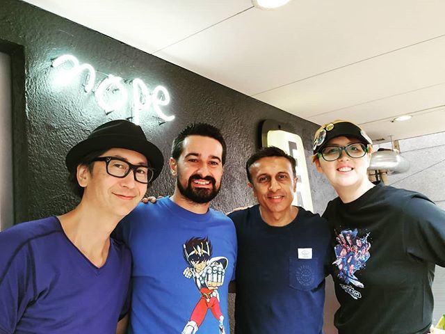 davidmartelsant's tweet image. We are family ❤️ Domo arigatou gosaimas @ken_playhouse @moya_sw  for a legendary experience. We will miss you. 
Remember @nope_cafe is now open in Yoyogi, Tokyo 🤩🇯🇵🤗
#davidmsantanactor #sandeepmohan #nopecafe #nopetroopers #yoyogi #tokyo #japan #frie… ift.tt/2NyAXET