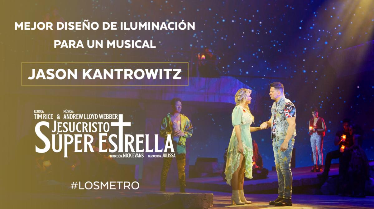losmetromx's tweet image. .@JasonKantro, el Premio Metro a Mejor diseño de iluminación para un musical es tuyo 👏