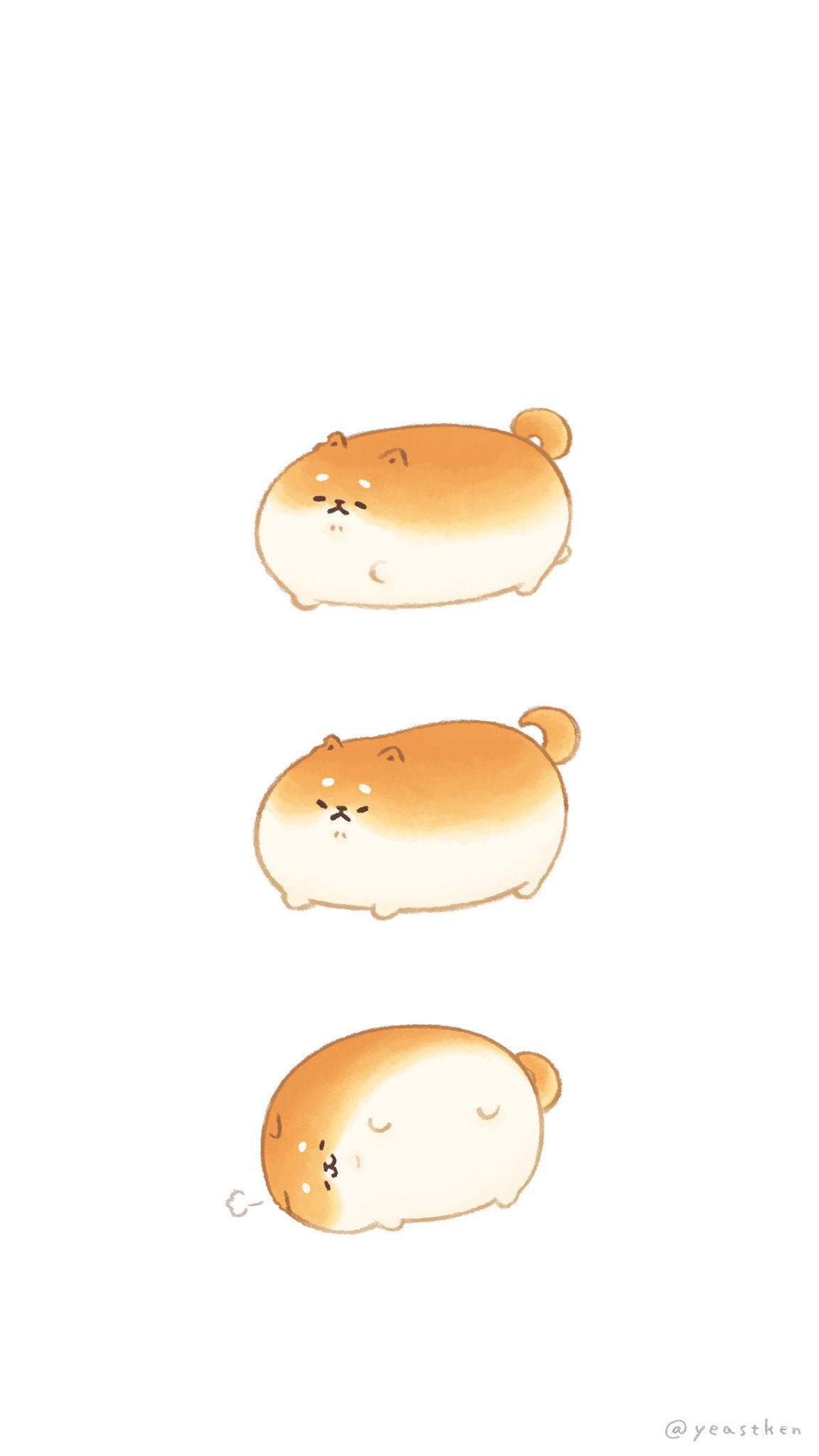 いーすとけん 公式 スマホで使える壁紙用に ダラダラしてるしばこっぺを集めました いーすとけん Yeastken しばこっぺ 壁紙 待ち受け