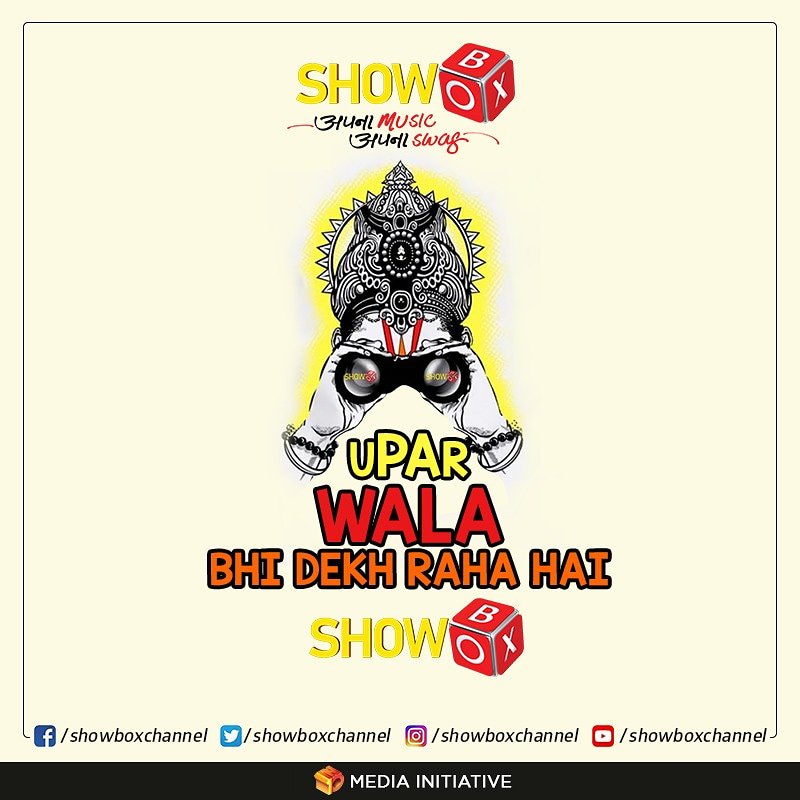 EPICMusic_TV's tweet photo. Watch what everyone is watching: ShowBox - 24x7 National Music TV Channel
#showboxchannel #ApnaMusicApnaSwag #quoteoftheday #thursdaythoughts #MusicTVChannel #ShowBox https://t.co/6zVsfrQt1f