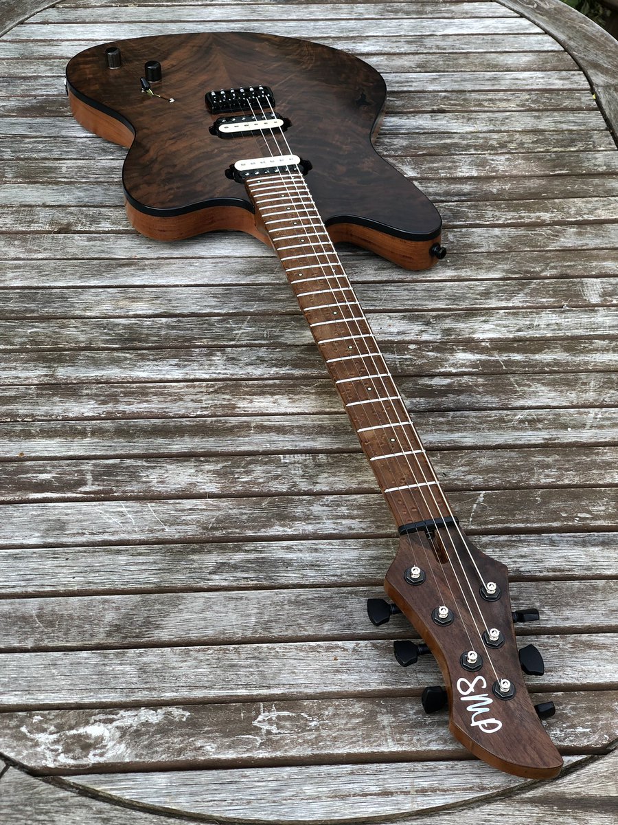 SMP_Guitars's tweet photo. New Ichor just finished up heading over to Tennessee 🇺🇸 for one amazing player.

#smpguitars #ichor #bareknucklepickups #roastedmaple #clarowalnut #birdseyemaple #guitar #guitarist #guitarbuilder #luthier #ukguitarbuilder https://t.co/42qvwBlmAl