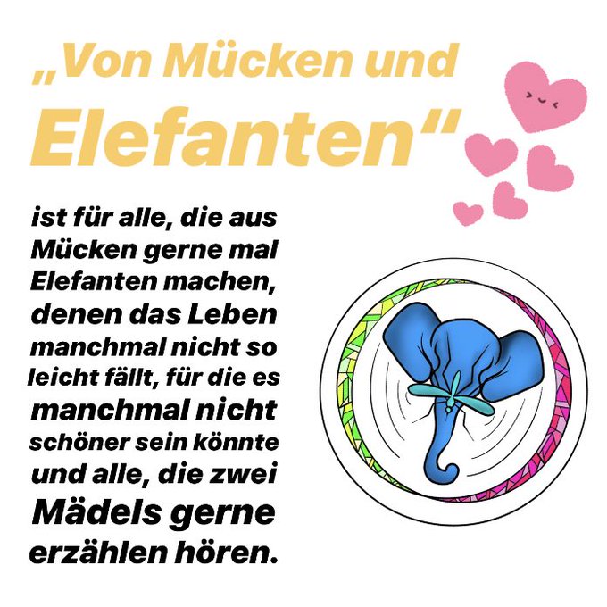 Ihr Lieben 🥰 Meine Freundin Nadine und ich starten unseren ersten Podcast...  Spotify: https://t.co/isMOc3ngXg Podigee:<a href="/tag/girls"class="tags"><span>#girls</span></a><a href="/tag/podcast"class="tags"><span>#podcast</span></a><a href="/tag/elefantenm%C3%BCcken"class="tags"><span>#elefantenm&uuml;cken</span></a>