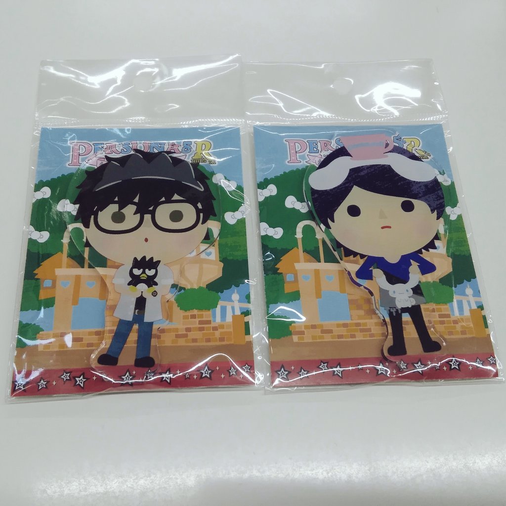 ペルソナ5 サンリオコラボアクリルスタンドの雨宮蓮と喜多川祐介が入荷