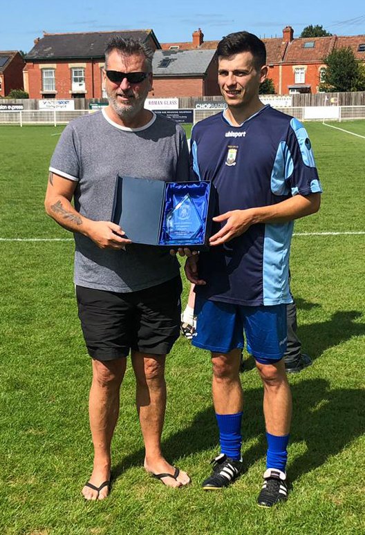 📷🏆Congratulations to <a href="/CityWellsfc/">Wells City FC</a> player Mark Randall who was presented with an award at the weekend to mark the achievement of playing 600 games for the club.