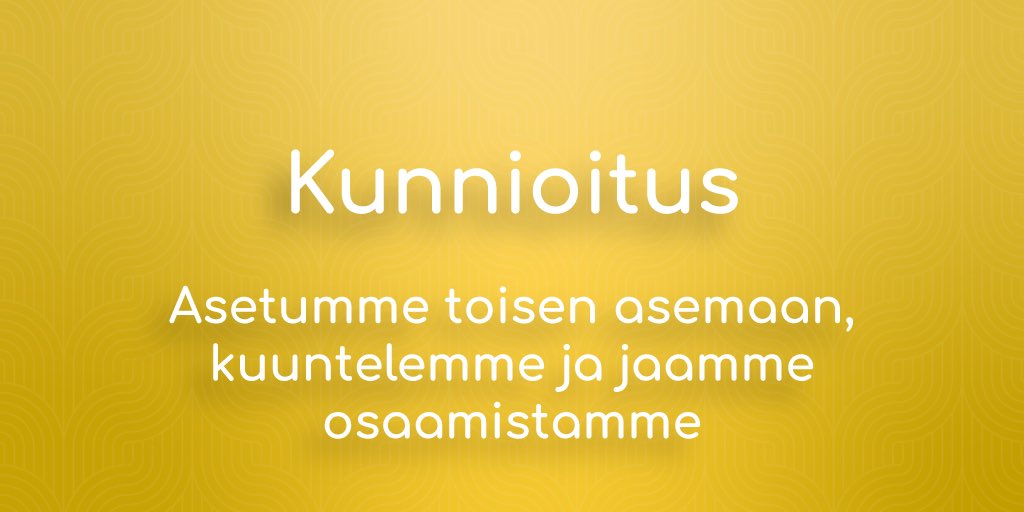 ilvessolutions's tweet photo. Arvot ovat kulttuurimme perusta. Siksi mittaamme ja parannamme joukkuepeliämme niiden kautta joka kuukausi. Elokuussa keskitymme kunnioitukseen. #arvot #kunnioitus #empatia #tiedonjako #makingdatavaluable https://t.co/rFf5NE2hOI