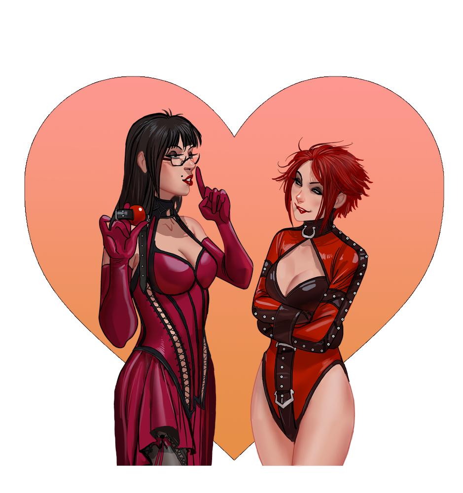 some fanarts of my hubby's characters 3 #sunstone #deathvigil.