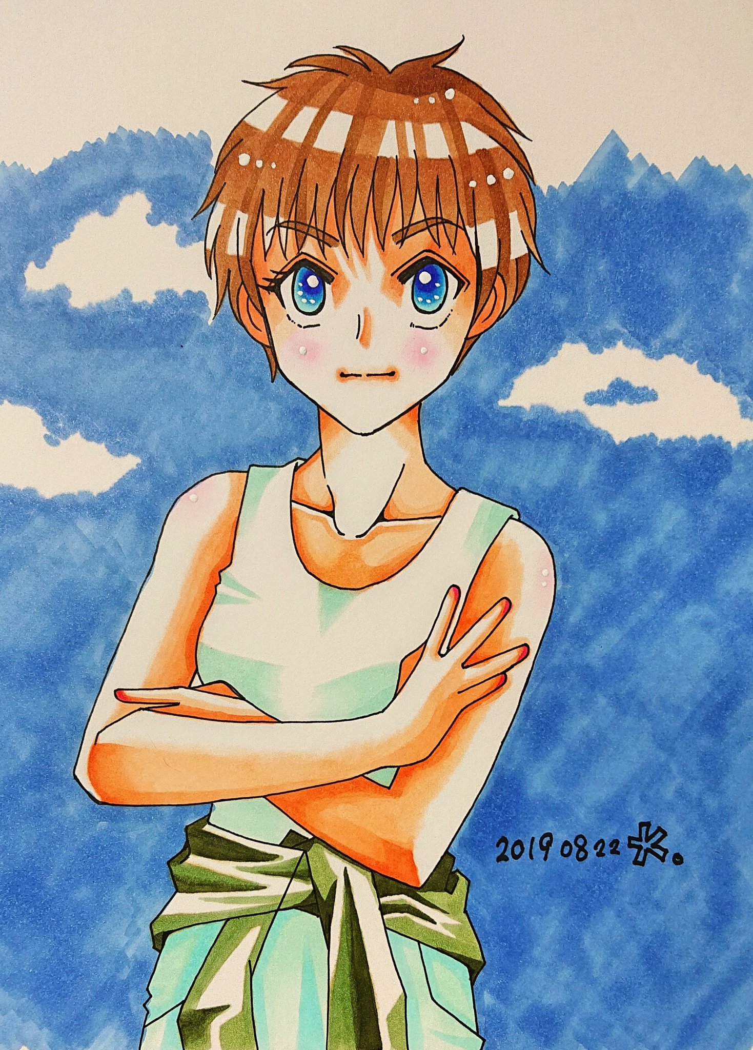 Kimiko ハイ唐さん コピックで野明