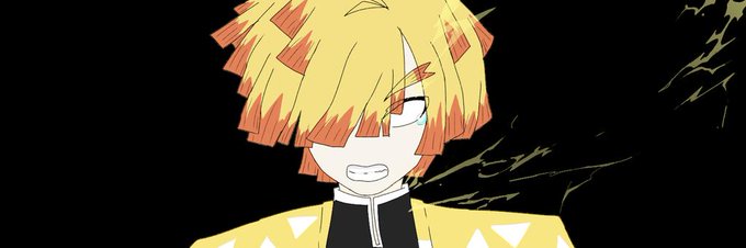 よは@垢移動したさんがTwitterに投稿した我妻善逸(鬼滅の刃)のイラスト。