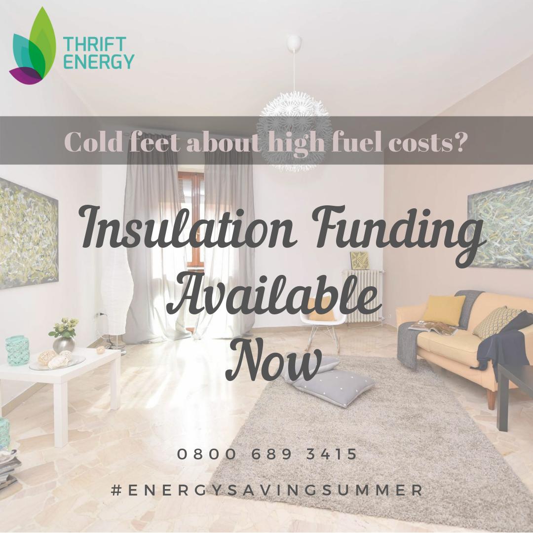Getting cold feet about high energy costs? 
With Underfloor #Insulation, you’re guaranteed to cut #fuel costs and you may be eligible for funding towards a free #boiler – apply now 0800 689 3415
#EnergySavingSummer
