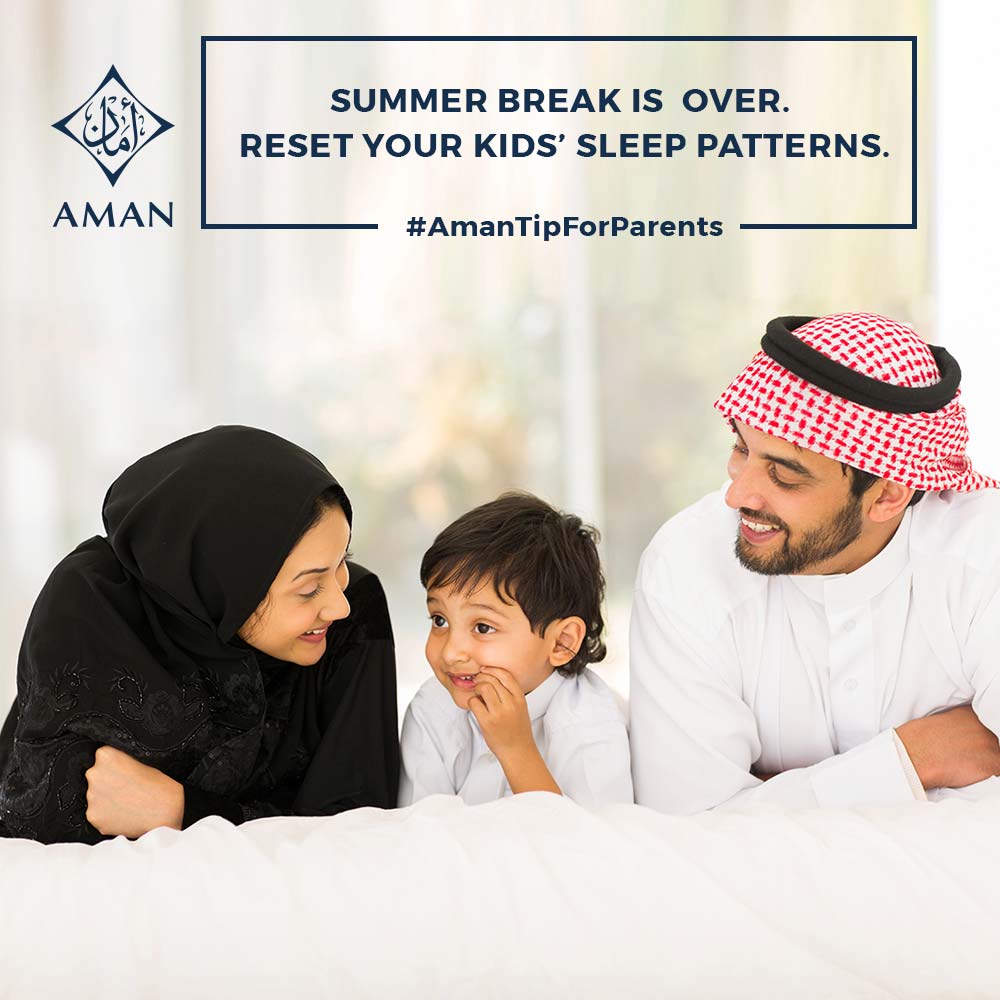AmanInsurance's tweet image. Now that the #holidays are over, it’s important to reset your #kid’s routine as per the schools’ timings. #Sleep_patterns play a crucial role in improving your kids’ performance, and eventually keep them #healthy.
#AmanTipForParents #AmanInsurance #backtoschool #mydubai #uae