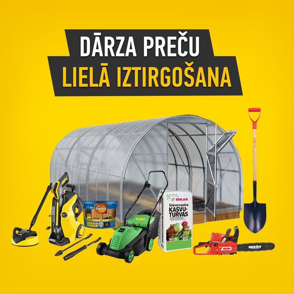 🛒Dārza preču iztirgošana! 🛒
Izmanto izdevību un pērc lētāk! 👍
Atrodi savas nepieciešamās dārza preces šeit 👉 bit.ly/2Z66ODL