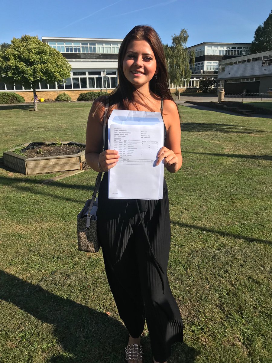 Alice Compton, 16, says she ‘worked really hard’ to achieve her results ...