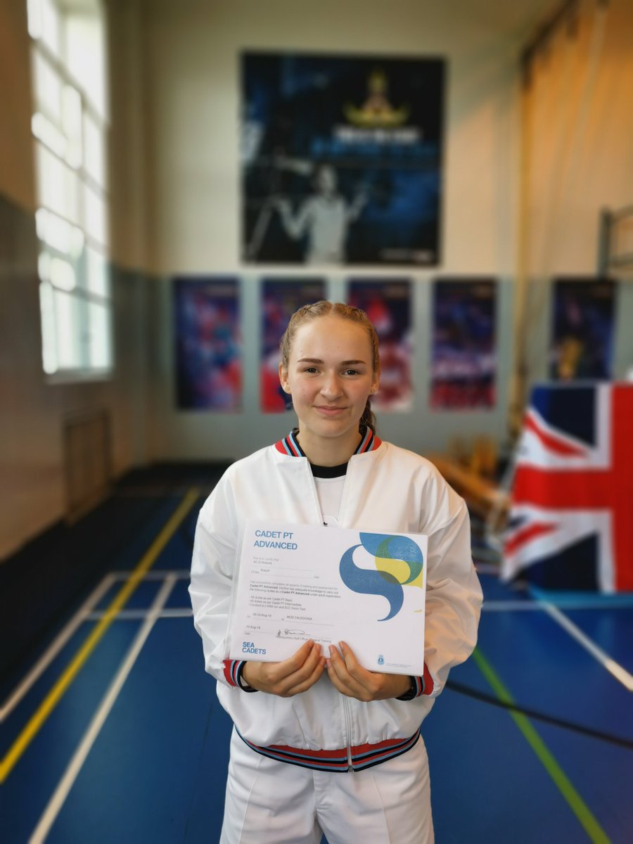 pbrobertsmtb's tweet photo. My daughter Grace @SeaCadetsUK awarded her Advanced PTI qualification and BTEC in teamwork last night. She is the youngest ever Advanced PTI in Northern Area. @IHS_PEDept @IHSupdates She has also completed level 2 sailing and level 3 paddlesports 🚣‍♀️this summer #thisgirlcan 👏👏👍 https://t.co/j0yHVvCPmX