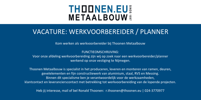 Thoonen Metaalbouw tweet media