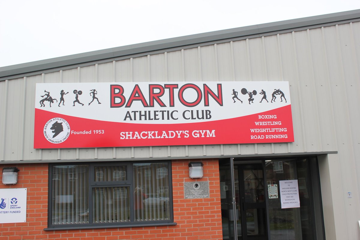 shackladys's tweet photo. I Team GB Day at Barton Athletic Club 
Weightlifting  Wrestling, Boxing Saturday 24th August 10am to 12 noon.@GBWeightLifting @GBRWrestlingNGB @England_Boxing @SSportsNetwork @SalfordCVS @bgcgm https://t.co/euBS7lfA6x
