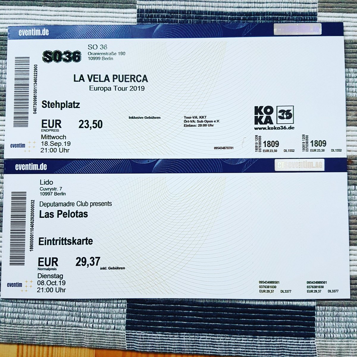 Y me voy a Berlín..... <a href="/LaVela_Oficial/">La Vela Puerca</a> <a href="/laspelotasweb/">Las Pelotas</a>