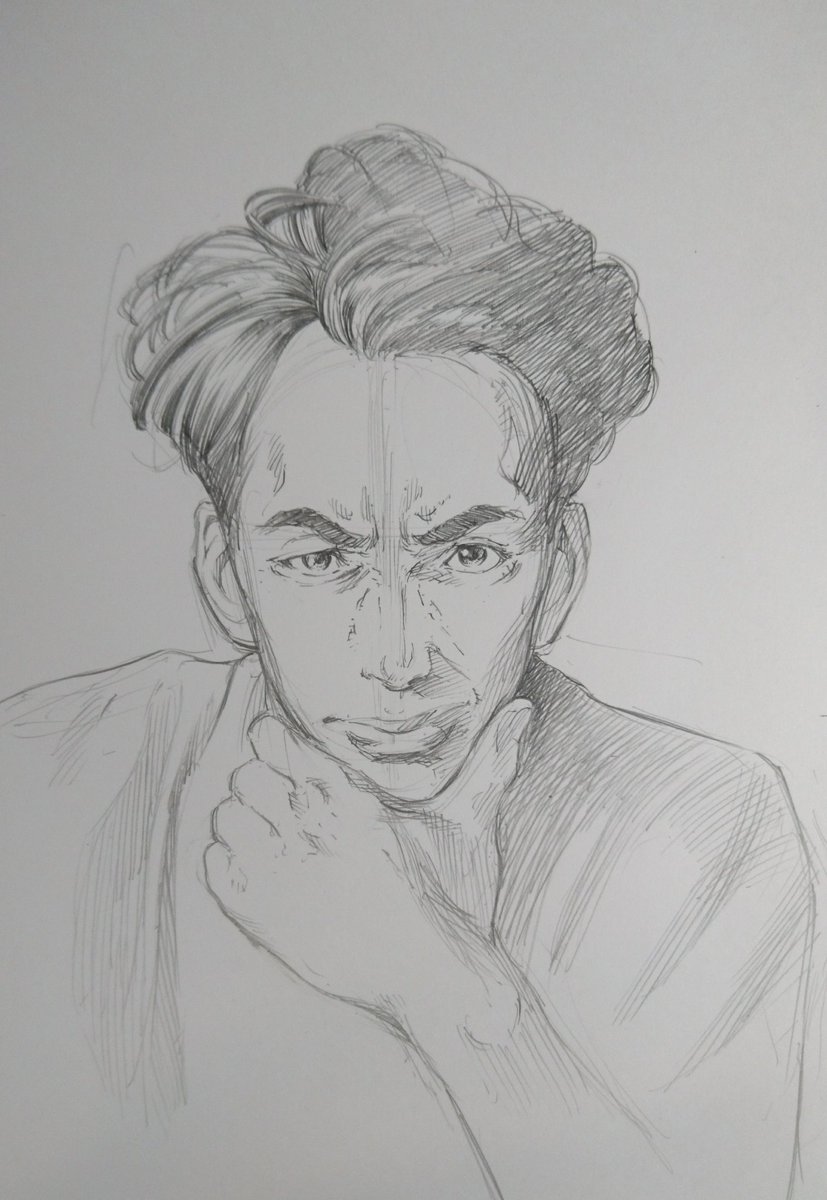 寺田ケンイチ Twitterissa 落書き 芥川龍之介 絵に描きたくなる文豪