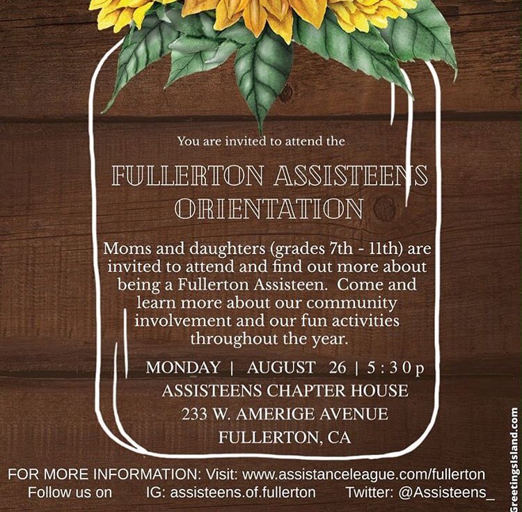 Assisteens_'s tweet photo. Don’t forget that Orientation is just around the corner! Make sure to stop by and join! https://t.co/pnt7LNVei3