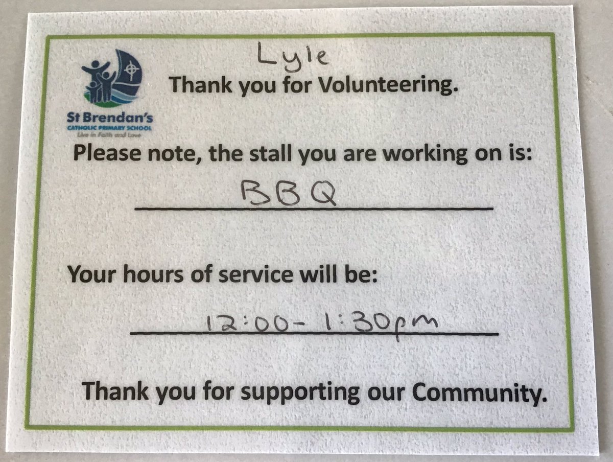 StBrendans_4105's tweet photo. A great day is ahead on Sunday - a day that isn’t possible without our sponsors and volunteers. A note has gone home with students confirming when your time is if you volunteered. #stb4105 #torresproperty #markwardproperty https://t.co/q4Vfk4XQFY