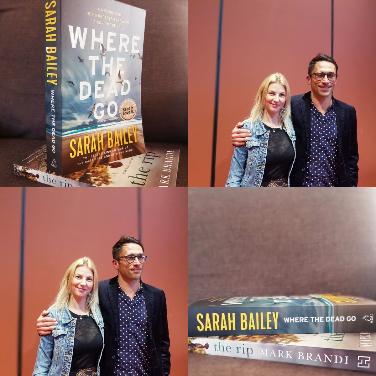 SistersinCrimeA's tweet photo. Exciting news for #crimefiction fans 🙂. @sarahbailey1982 revealed there may be a new protagonist on the cards during an #authorencounter with @mb_randi @geelonglibrary. Sarah's book #wherethedeadgo is available nowq #booklover #booknews #therip https://t.co/k5RNvZzp5R